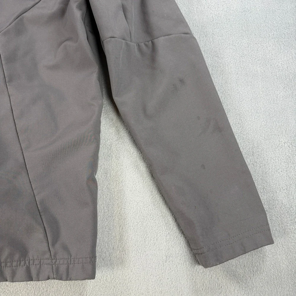 Champion C9 Boys Gray Red Softshell Full Zip Hooded‎ Jacket Size XL 16-18